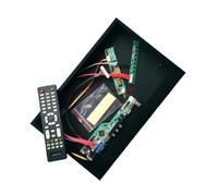 QPOGRMJR For LP154W01-TLA1/TLAA/TLAE Analog TV Driver Board+Metal Case 1280 * 800 DIY Kit LVDS-30Pin 15.4" VGA HDMI-Compatible AV USB 1CCFL(LP154W01-TLAG x Case)