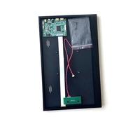 QPOGRMJR For LTN133AT17 B133XTN01 Controller Board+Metal Case 13.3" DIY Refit Kit EDP 30 Pin Micro USB 1366 * 768 Portable Matrix Mini-HDMI(LTN133AT17-104 xCase)