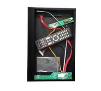 QPOGRMJR Metal Case+Analog TV Driver Board Fit LTN141AT02 LTN141AT03 DIY Kit 1280 * 800 30 Pin LVDS 1CCFL 14.1" VGA AV USB HDMI-Compatible(LTN141AT02-001 xCase)