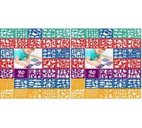 Qpout 30pcs Color Drawing Stencil for Kids, Animal Mermaid Dinosaur Shark Car Letter Painting Templates for Baby Shower Birthday Halloween Party Toddlers Preschool Painting Tool (Pack of 2)