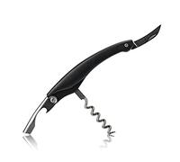 Qpractiko | Stainless Steel Server Corkscrew | Durable, Elegant, Ergonomic Handle | Easy Lever Mechanism, Comfortable Grip, Sleek Design | for Wine Enthusiasts, Effortless Uncorking