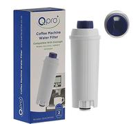 Qpro Replacement Filter Compatible with DeLonghi Water Filter Cartridge DLSC002, SER3017, 5513292811 for Coffee Machine Maker