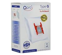 Qpro Vacuum Cleaner Microfibre Cloth Dust Bags & Filters Compatible With Bosch Vacuums BSG7 VSZ6 VSO7G BSGL5 BGL45 VSZ5 VSM5 VSQ