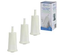 QPRO Water Filter Cartridges for Sage Espresso Coffee Machines Bambino Barista Oracle Claro Swiss Pack of 3 Cartridges 18 Months