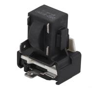 QPS2-B15MG1 Refrigerator Overload Protector PTC 1-Pin Replacement Part for Swan Refrigerators, Black