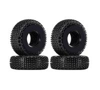QPSJXN 1.0" 60x20mm XHX Pin Tires Compatible With 1/18 1/24 Scale RC Crawler Cars Such As SCX24 Models T1022P