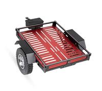 QPSJXN 1/10 RC Crawler HD Single Axle Scale Trailer Toy(SR)