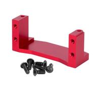 QPSJXN 1PCS Aluminum Servo Mount Base Holder 54977 Compatible With 1 10 Scale RC Car Models TT02 TT 02 Upgrade Parts And Accessories(Red)