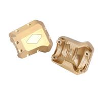 QPSJXN 2PCS 59g Brass Differential Cover Fits 1 10 Scale RC Crawler Car 8280 Model Compatible With Common Upgrade Parts