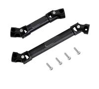 QPSJXN 2PCS Hardened Steel Center Drive Shaft Compatible With 1 24 Scale RC Crawler Models Like SCX24 C10 Base Camp(2PCS Black)