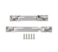QPSJXN D Shaped Hole Stainless Steel Center Drive Shaft Upgrade Part Compatible With 1 24 Scale RC Crawler Models Like AX24 And XC-1
