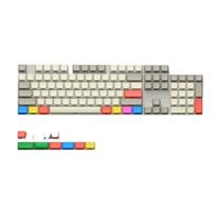 QPSJXN Gradient Side-Printed PBT Keycaps Five-Sided Dye Sub Compatible With Various Keyboards Low Profile Slope Design 127/134(Electrical Wire)