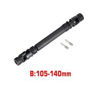 QPSJXN Hardened Steel Drive Shaft 95-110MM 105-140MM Compatible with 1 10 Scale RC Crawler Car Compatible With 90046 And Gen8 Models(1PCS B)
