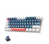 QPSJXN Machenike K500-B61 60 Percent Mechanical Keyboard 61 Wired Hot-Swappable RGB Backlit Compatible With Various Systems(US Blue Switch)