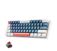 QPSJXN Machenike K500-B61 60 Percent Mechanical Keyboard 61 Wired Hot-Swappable RGB Backlit Compatible With Various Systems(US Red Switch BW)