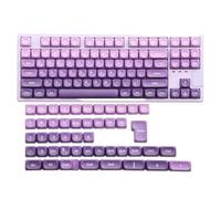 QPSJXN MOA Profile PBT Keycap Set 134 Compatible with MX Mechanical Keyboards Five Sided Sublimation Design(KR bagged M134-P)