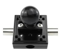 QPSJXN Motorcycle Phone Holder GPS Mount AMPS Bracket Compatible With Tenere 700 Super Tenere XTZ1200 T700 World Raid Tuareg 660(Type 4)