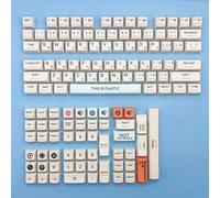 QPSJXN Personalized English And Russian PBT Keycaps XDA Profile Dye Sublimation MX 104 87 61 Mechanical Keyboards(Plastic theme RU)
