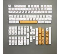 QPSJXN Personalized Honey Milk PBT XDA Keycap Set Mechanical Keyboards MX Switch English Russian Japanese Layout(JP)