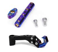 QPSJXN Phone Mounting Bracket Navigation Bracket Compatible With NSS350 NSS300 NSS125 NSS300 Universal Motorcycle Holder(Blueing)