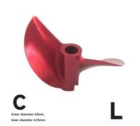 QPSJXN RC Speed Boat Aluminum 3/16 Inch 4.76mm P1.9 40-46mm Compatible With Hydroplane And Catamaran Models(43mm left)