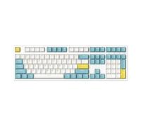 QPSJXN RGB Hot-Swappable Mechanical Keyboard Single Three-Mode PBT Keycap Available In 87 And 108 Various Systems(GP108 Three-mode)