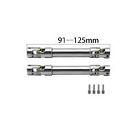 QPSJXN Stainless Steel Drive Shaft Compatible with 1 10 Scale RC Crawler Compatible With TRX6 III RBX10 RR10 Wraith GEN8 And Similar Models(B-L91-2)