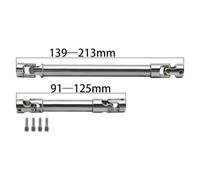 QPSJXN Stainless Steel Drive Shaft Compatible with 1 10 Scale RC Crawler Compatible With TRX6 III RBX10 RR10 Wraith GEN8 And Similar Models(H-L139-L91)
