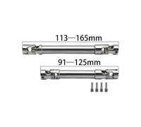 QPSJXN Stainless Steel Drive Shaft Compatible with 1 10 Scale RC Crawler Compatible With TRX6 III RBX10 RR10 Wraith GEN8 And Similar Models(G-L113-L91)