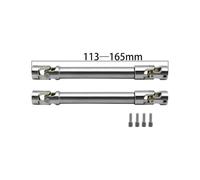 QPSJXN Stainless Steel Drive Shaft Compatible with 1 10 Scale RC Crawler Compatible With TRX6 III RBX10 RR10 Wraith GEN8 And Similar Models(D-L113-2)
