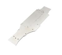 QPSJXN Stainless Steel Front And Rear Armor Plate Anti-scratch Protection Compatible with XV-01 RC Car Accessories