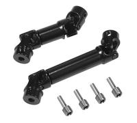 QPSJXN Stainless Steel Training Tree 39-45mm 54.5mm-62mm 2 Pieces Upgrade Parts Compatible With 1/18 Scale RC Crawler Cars Like(Black 2pcs)