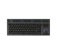 QPSJXN TKL Mechanical Keyboard 87 Hot Swap RGB Backlight Wired Keyboard PBT Keycaps Compatible With PC Tablet And Desktop(Obsidian Twilight)
