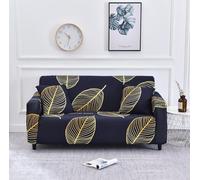 Qpswznk Sofa Cover 3 seater Geometric Golden Leaves High Stretch Super Soft Stylish for Dogs Pets Cats Jacquard Spandex Non Slip Sofa Slipcover for Living Room Furniture Protector