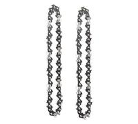 QPSYYB 1/2/4PCS 4 Inch .043" 28 Drive Links 1/4" Pitch Steel Chainsaw with Guide Semi Chisel Chains Wood Cutting Parts Tool,1211