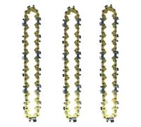 QPSYYB 4-Inch Golden Chain Saw Blade Mini Portable Electric Wireless 28 Knots 14 Knives Chainsaws Battery for Wood Garden Tools,1211