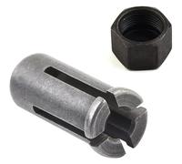 QPSYYB Iron Chuck Cap Nut Part Collet 3mm 6mm Cone Replace Power Tool Accessories to,0222