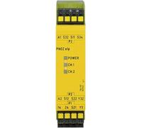 QPSYYB Safe Relay PNOZ e1p C 24VDC Industrial Emergency Stop Gate Monitoring Module - Overload Protection & Reliable Control,0528