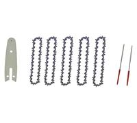 QPSYYB Set 4-Inch Chain Saw Blade Mini Portable Electric Wireless 28 Knots 14 Knives Chainsaws Battery for Wood Garden Tools,0308