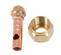QQ-150A All-Copper TIG Welding Torch Cable Connector Designed for Gas-Electric Separation in Industrial Argon Welding Torches (QQ-150A (QQ-150A (lower end of body))
