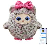 QQCHGOL AI Intelligent Interactive Toy,ChatGPT, with Vibration/Tactile Perception and Emotions, multilingual Companions (Puff)