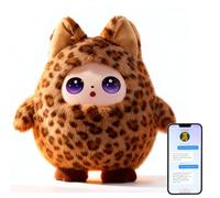 QQCHGOL AI Intelligent Interactive Toy,ChatGPT, with Vibration/Tactile Perception and Emotions, multilingual Companions (Bruno)
