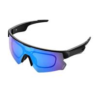 QQCHGOL Smart Bluetooth Cycling Glasses,Polarized UV400 Open Ear Audio Sunglasses with Detachable Myopia Inner Frame,Wind Noise Reduction,Hand Free Calling for Road Biking, Driving&Outdoor Sport