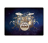 QQDD Drum Rug Drum Carpet Drum Mat Drum Rugs Soundproof Blanket For Bass Drum Snare Jazz Drum Kit Shock Electronic Drum Thickened Professional Drum Carpet Non-Slip Rugs Musical Instrument Mat