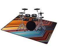 QQDD Drum Rug Mat Soundproof Mat | Non-Slip Drum Rugs Soundproof Blanket For Electronic Drums Bass Drum Snare Drums Racks Drum Kit Musical Instruments Mat | Professional Drum Carpet (80CM - 200CM)