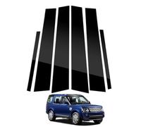 QQDQUUHV Glossy Black Pillar Post Window Trim For Discovery 3 4 2004-2016 Door Window Pillar Cover Sticker Decals Kits