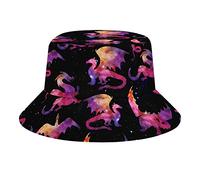 QQIAEJIA Dragon Bucket Hat Unisex Travel Sun Fisherman Hats Summer Beach Lightweight Outdoor Cap for Men Women Boys Girls Kids