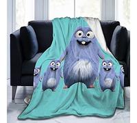 QQIAEJIA Grizzy and The Lemmings Flannel Blanket Lightweight Cozy Bed Blankets Soft Throw Blanket Fit Couch Sofa Suitable for All Season 50"X40"