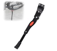 QQLADY Bike Kickstand for Giant Fathom E+2 2022, Aluminium Alloy Adjustable Height Rear Side Bicycle Kick Stand, Universal Bike Stand Support with Anti-Slip Rubber Feet