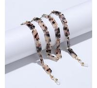 QQLADY Leopard Acrylic Sunglasses Chains for Women Glasses Lanyard Around Neck Vintage Mask Chain Holder Glasses Chain Necklace